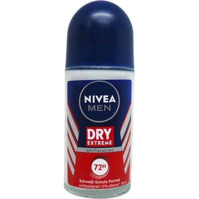 Nivea рол-он мъжки, 72 часа, Dry Extreme, 50мл