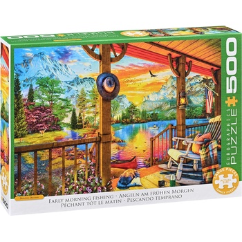 EUROGRAPHICS Пъзел Eurographics от 500 XL части - Риболов по изгрев (65005884)
