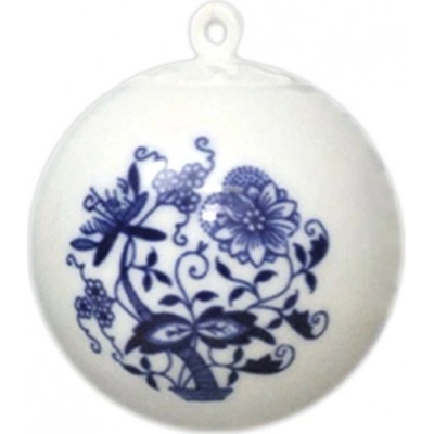 Cibulák Dubí Vánoční ozdoba koule malá C65 cibulový porcelán 10635