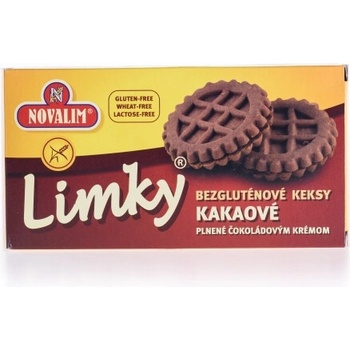 LIMKY DIÉTNE KEKSY KAKAOVÉ - bezlepkové, plnené 1x150 g