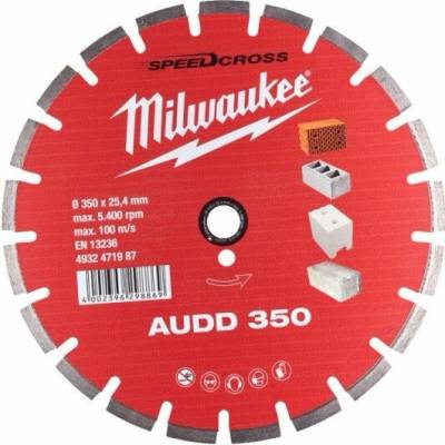 Milwaukee Diamontový rezací kotouč 350 mm 4932471987
