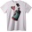 NOONEBRAND Тениска Сърце Спрей Кутия - XS, White