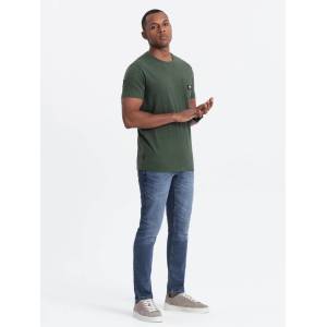 Ombre Clothing Зелена мъжка тениска с джоб Ombre Clothing Ombre Clothing | Zelen | МЪЖЕ | S