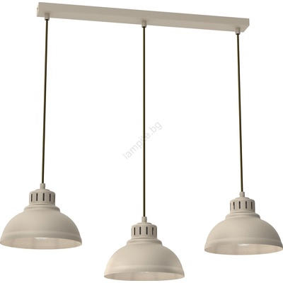 Luminex Пендел SVEN 3xE27/15W/230V бежов (LU8892A)
