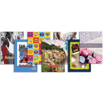 Image 1 of Екобелан Тетрадка А4 с метален гребен, 80 листа, ред, офсетова хартия