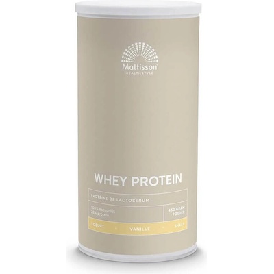Mattisson Healthstyle Суроватъчен протеин - Sport Whey Protein, 450 g прах с вкус на ванилия (MT2846)