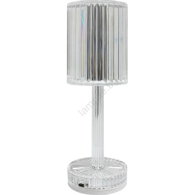 MILAGRO LED презареждаема сензорна настолна лампа SIMPLE LED/1W/5V 2400 mAh 3000-6000K прозрачна (MI2736)