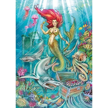 Magnolia - Puzzle The Puzzler Mermaid - 1 000 piese