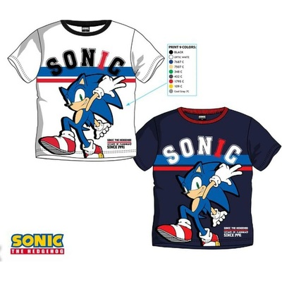 Ježko Sonic chlapčenské tričko EV1190 tmavo modrá