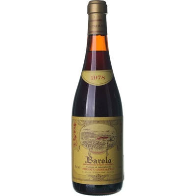 Burlotto Andrea & Figlio Barolo suché červené 1978 13% 0,75 l (holá láhev)