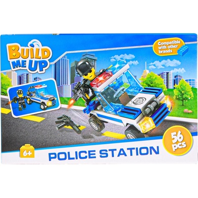 BuildMeUp stavebnice Police station 44 ks a 56 ks