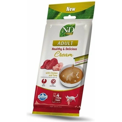 FARMINA N&D Prime Cat Cream with chicken & tuna adult box 4x 15 g