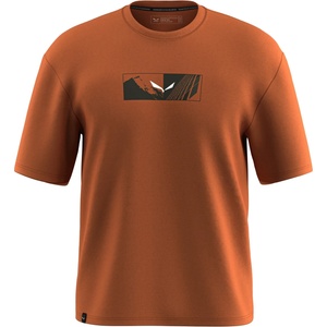 Salewa Мъжка спортна тениска Salewa Eagle Hybrid Loose T-Shirt Sport shirt - Bombay Brown - размер 54 (EU) (216-6028-0115)