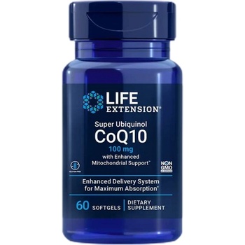 Life Extension Super Ubiquinol CoQ10 with Enhanced Mitochondrial Support 100mg [60 Гел капсули]