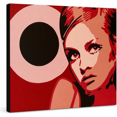Ručne maľovaný POP Art obraz Twigy - 80x60 cm