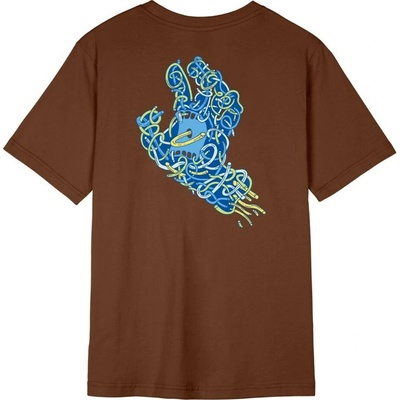 SANTA CRUZ tričko Tubular Hand T Shirt Sepia SEPIA