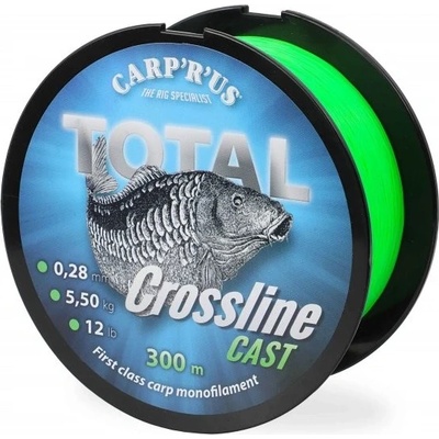 Carp R Us Total Crossline Cast Green 300 m 0,25 mm 4,5 kg – Zbozi.Blesk.cz