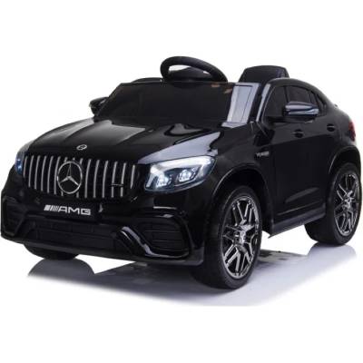 ROLLZONE Mercedes-Benz GLC 63 12V - Детска акумулаторна кола, Черна, EVA гуми (QLS5688-black)