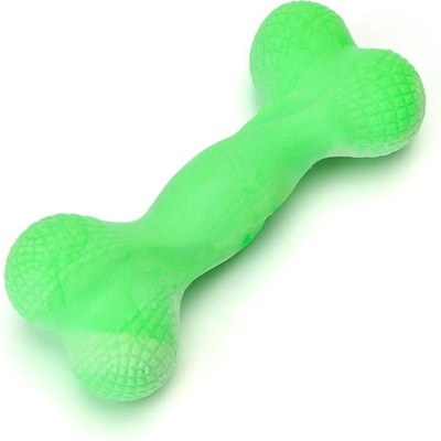 Nobleza Gumená dentálna kosť 15,5 cm zelená
