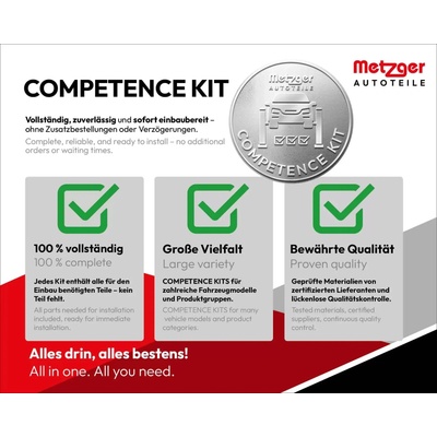 METZGER Čep ramene COMPETENCE KIT GREENPARTS MTG 57037708