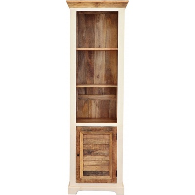 indickynabytok.sk Knižnica Agni 60x190x45 indický masív mango