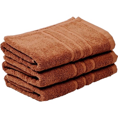 2P Servis ručník froté Comfort 50 x 100 cm hnědá froté