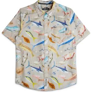 KAVU Мъжка риза с копчета KAVU Festaruski Shirt - Gulf Fish (033-3152-0113)