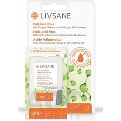 Livsane kyselina listová + B vitaminy 100 ks