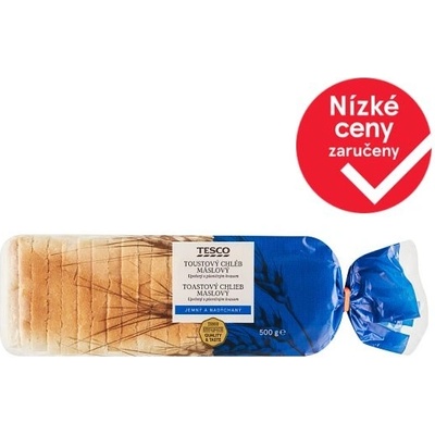 Tesco Toustový Chléb máslový 500 g