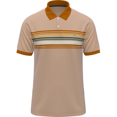 Original Penguin Блуза с яка Original Penguin Men's Birdseye Short Sleeve Polo Shirt - Sudan Brown
