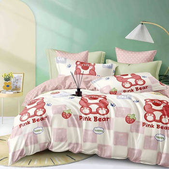 Image 1 of EmonaMall Двулицево спално бельо EmonaMall, 6 части - Модел S16474 (S16474-99999d)