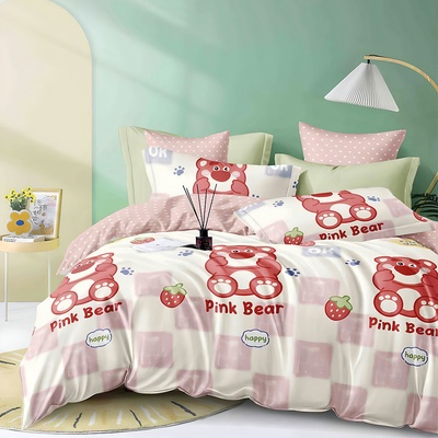 EmonaMall Двулицево спално бельо EmonaMall, 6 части - Модел S16474 (S16474-99999d)