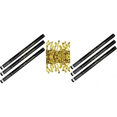 Konfety 80 cm zlaté stužky hoblinky metalické silvester 5902230748040