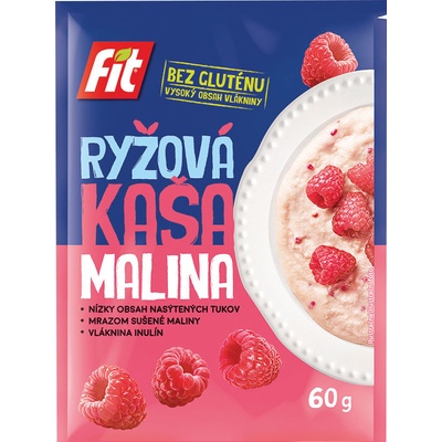 Fit Ryžová kaša Jahoda 60 g