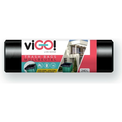 Vigo pytle 240 l 116x150 cm LDPE černé 10ks 48 µm