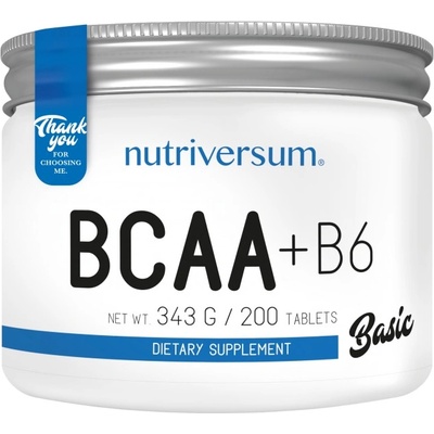 Nutriversum BCAA + B6 Tablets [200 Таблетки]