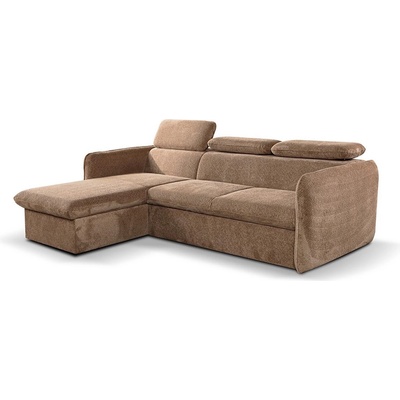 Pionier-lubnice Разтегателен ъглов диван beja в бежово с ляво разположение и склад (pr0008)