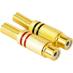 Master Audio Конектор Master Audio - MA286, RCA, златист (MA286)