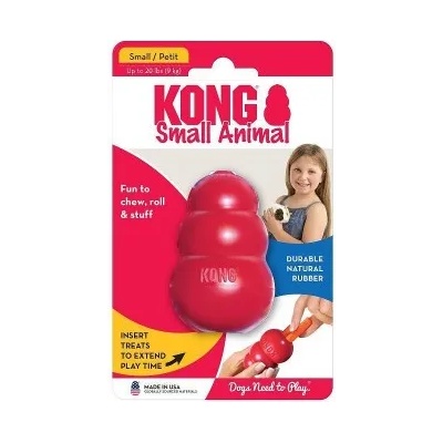 KONG small animal - играчка от гума, за гризачи, птици и кучета - САЩ - fk3e
