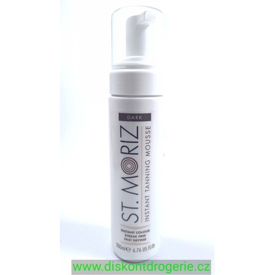 St. Moriz Self Tanning samoopalovací pěna odstín Dark (With Olive Milk and Vitamin E) 200 ml – Zboží Mobilmania