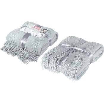 Image 1 of Дилиос Плетено одеяло Мерилин 130/170 см сиво