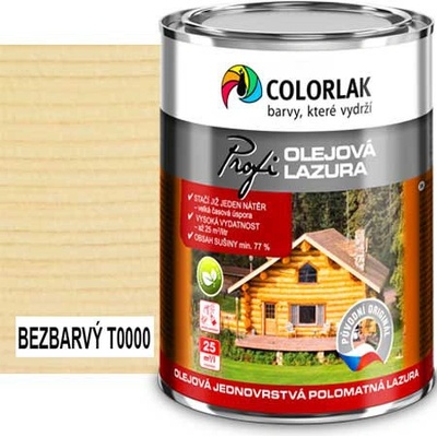 Colorlak Profi Olejová lazura O 1200 0,75 l bezbarvá