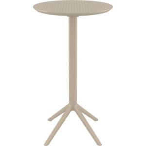 Bogdan Furniture Am Маса Бар Скай ф60/110h сгъваема бежова