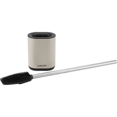 Бежова плоска четка за тоалетна horecano home (76024-hf002-beige)