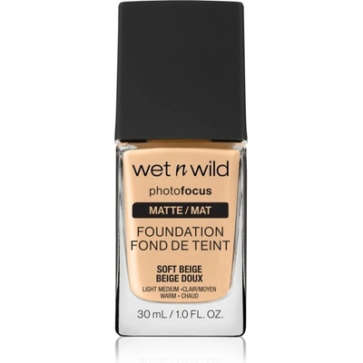 Wet n Wild Photo Focus vysoce krycí zmatňující make-up Desert Beige 30 ml