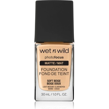 Wet n Wild Photo Focus matující fluidní make-up Soft Beige 30 ml