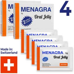 Menagra - Орален Секс Стимулант Желе 4бр