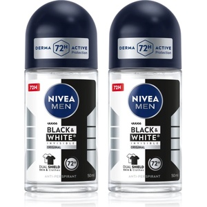Nivea MEN Black & White Invisible Original рол-он и антиперспирант изгодна опаковка - notino - 11,23 лв