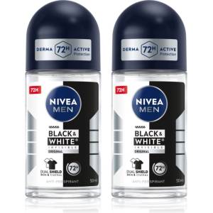 Nivea MEN Black & White Invisible Original рол-он и антиперспирант изгодна опаковка - notino - 13,79 лв