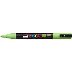 uni Декоративен маркер, 0, 9-1, 3 мм, UNI "Posca PC-3M", ябълковозелен 284745000 (284745000)